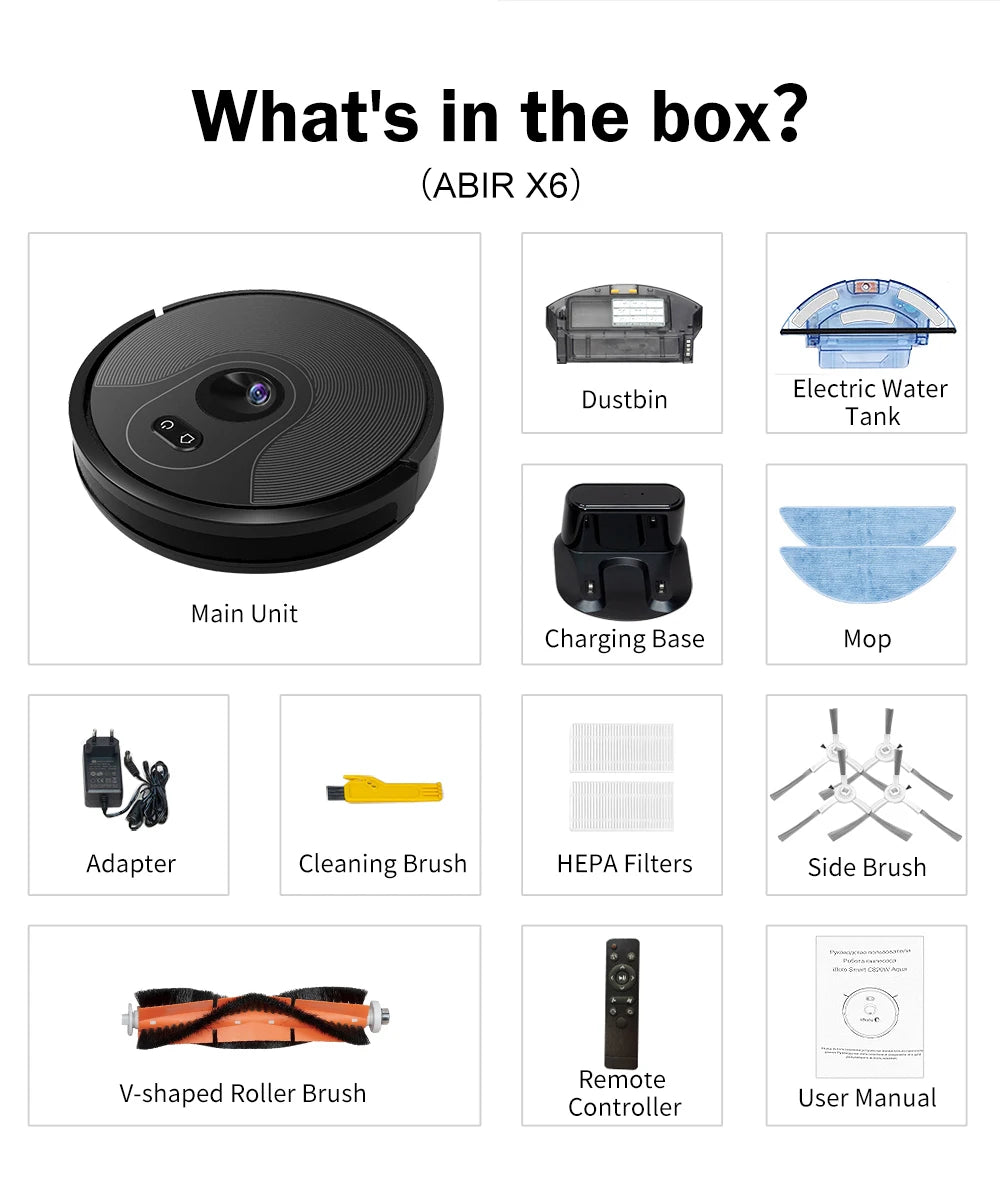 Robot Vacuum Cleaner ABIR X6