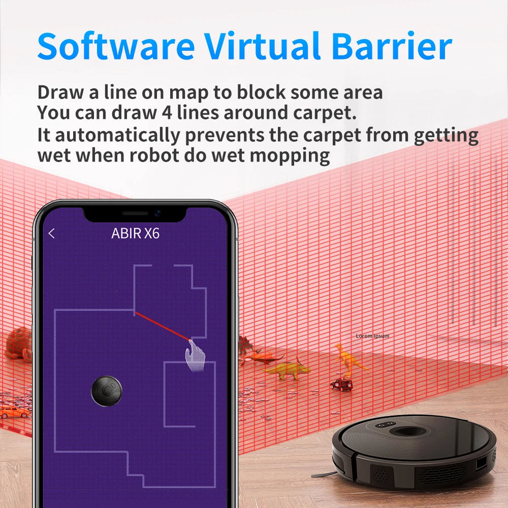 Robot Vacuum Cleaner ABIR X6