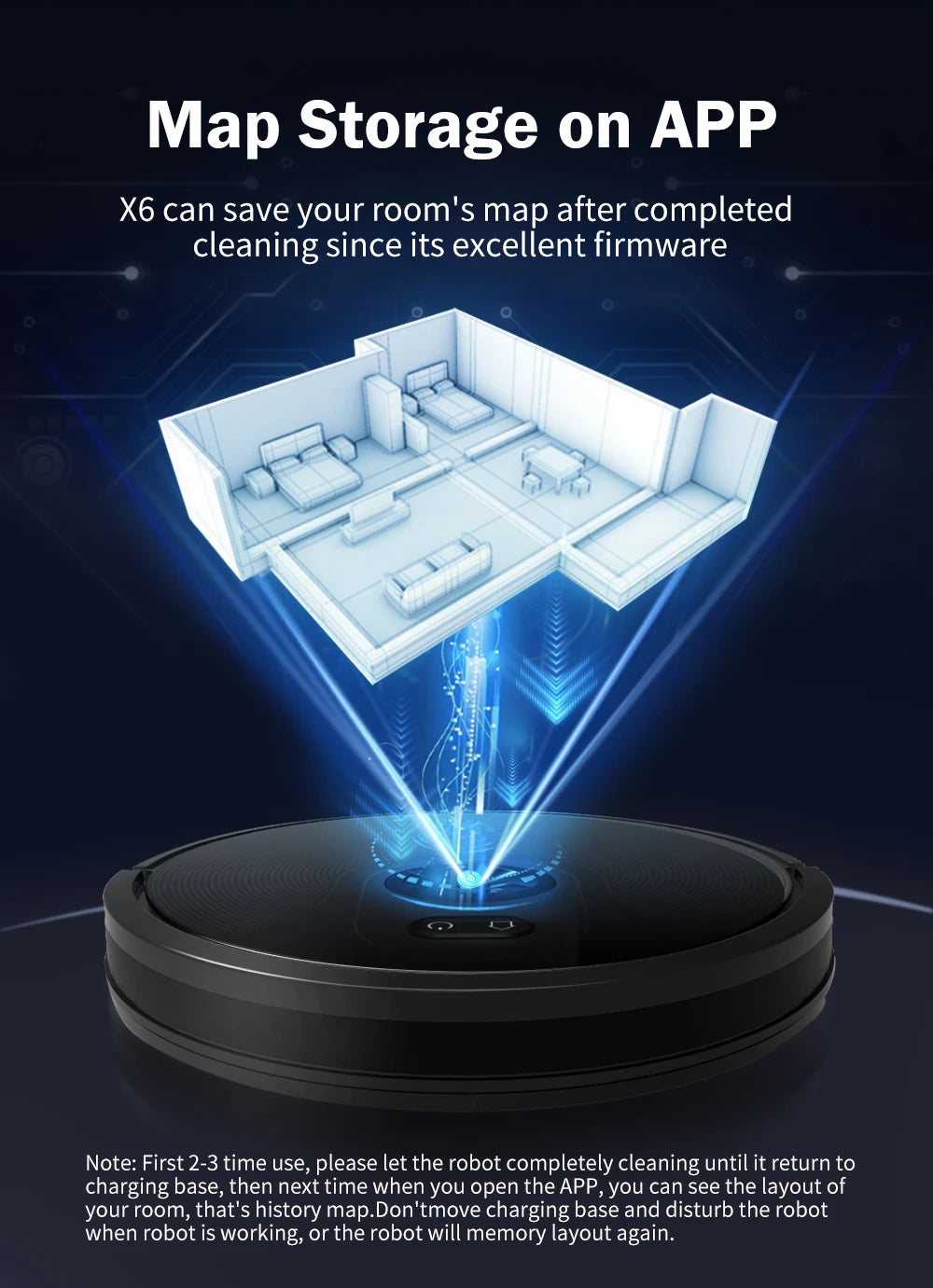 Robot Vacuum Cleaner ABIR X6